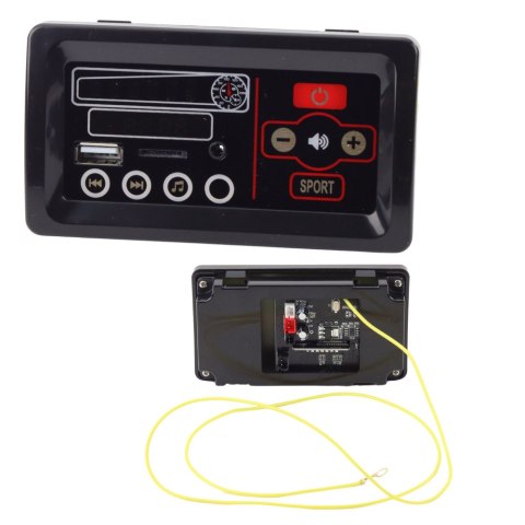 PANEL MUZYCZNY DO POJAZDU NA AKUMULATOR - 12V