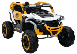 POJAZD NA AKUMULATOR M3 ŻÓŁTO-BIAŁY 4X4
