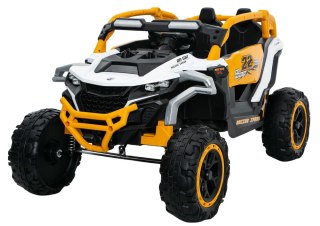 POJAZD NA AKUMULATOR M3 ŻÓŁTO-BIAŁY 4X4