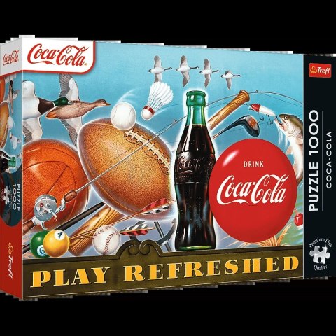 PUZZLE - 1000 PREMIUM PLUS - COCA-COLA: CHWILA ORZEŹWIENIA - TREFL 12101