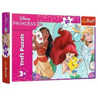 PUZZLE - 30 - PIĘKNE I ODWAŻNE - DISNEY PRINCESS - TREFL 18323