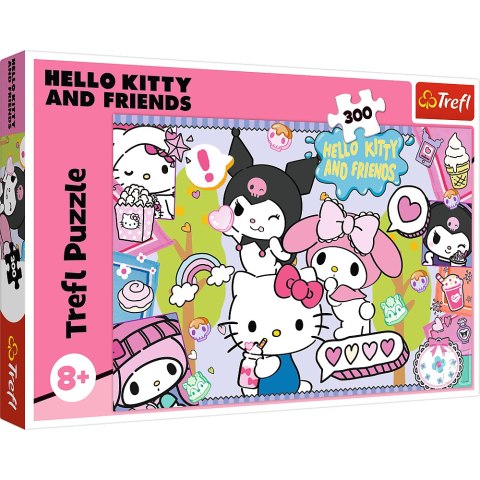PUZZLE - 300 - SZALONE TRIO - HELLO KITTY - TREFL 23039
