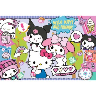 PUZZLE - 300 - SZALONE TRIO - HELLO KITTY - TREFL 23039
