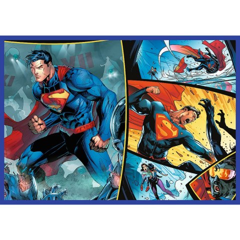 PUZZLE - 4X250 - ODWAGA SUPERMANA - WARNER SUPERMAN - TREFL 13340