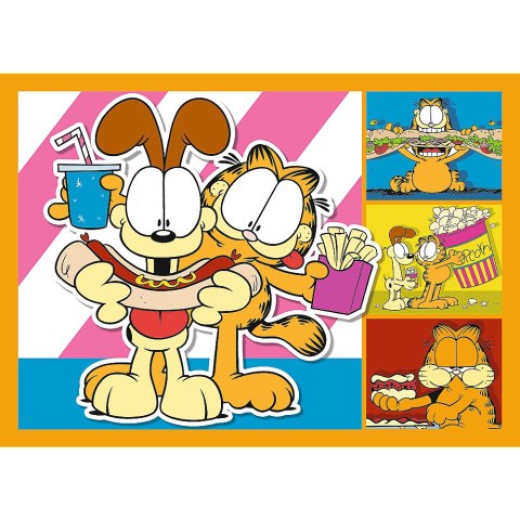 PUZZLE - 4W1 (35, 48, 54, 70) - GARFIELD KOCHA LASANIĘ - TREFL 34673