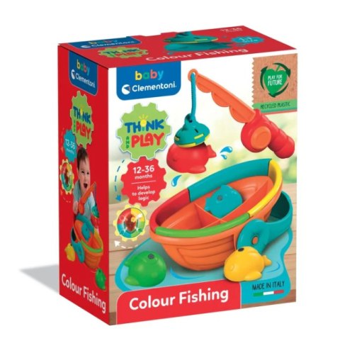 ZABAWKA LOGICZNA WĘDKA ŁOWIENIE RYBEK ŁÓDKA CLEMENTONI 17581