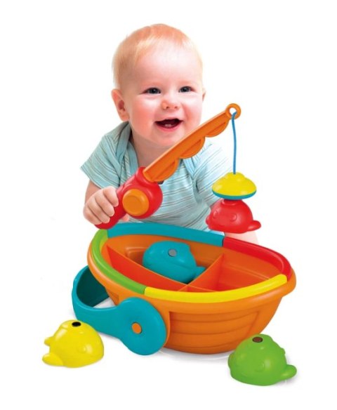 ZABAWKA LOGICZNA WĘDKA ŁOWIENIE RYBEK ŁÓDKA CLEMENTONI 17581