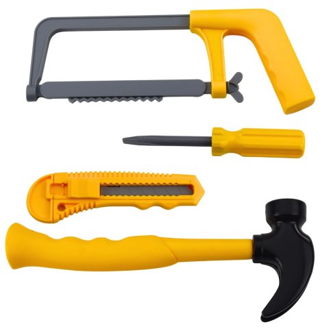 ZESTAW MAJSTERKOWICZA WIERTARKO-WKRĘTARKA NARZĘDZIA ŚWIATŁA DŹWIĘKI WALIZKA