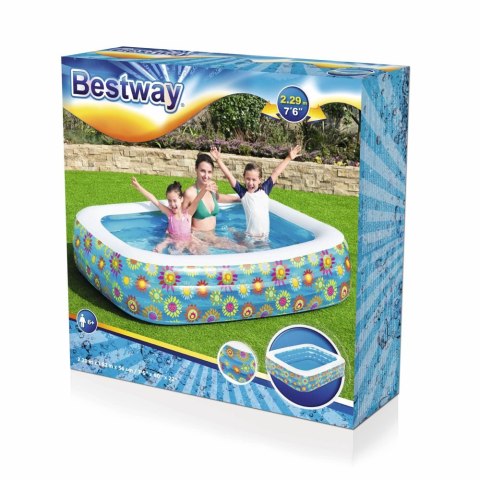 BASEN DMUCHANY KWIATY 229 X 152 X 56 CM BESTWAY 54120