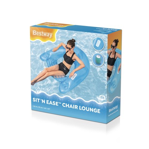 DMUCHANY FOTEL WODNY 152CM X 99CM BESTWAY 43118 NIEBIESKI ZIELONY