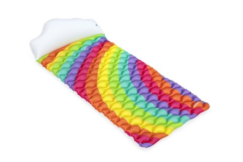 DMUCHANY MATERAC DO PŁYWANIA TĘCZA 216 X 80 CM BESTWAY 44107