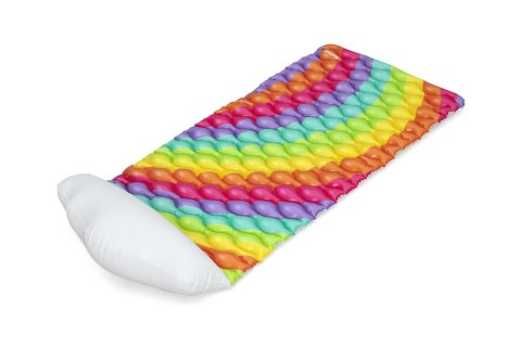 DMUCHANY MATERAC DO PŁYWANIA TĘCZA 216 X 80 CM BESTWAY 44107