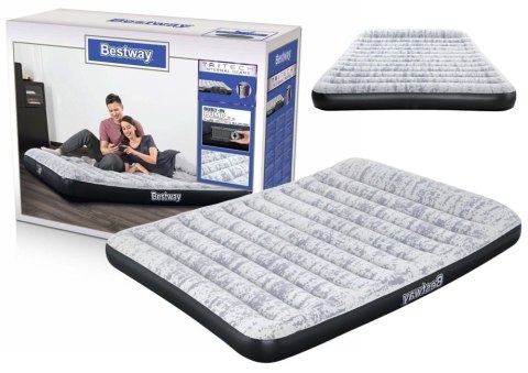DMUCHANY MATERAC Z POMPKĄ 203 X 152 X 30 CM BESTWAY 67836