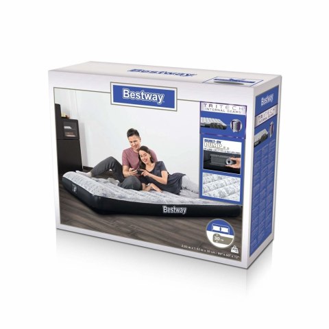 DMUCHANY MATERAC Z POMPKĄ 203 X 152 X 30 CM BESTWAY 67836
