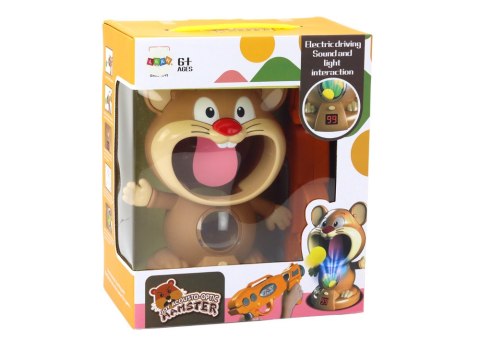 GRA ZRĘCZNOŚCIOWA STRZELANIE DO CHOMIKA PISTOLET KULKI