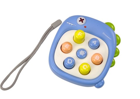 GRA ZRĘCZNOŚCIOWA WHACK A MOLE LITERKI DINOZAUR ZIELONA