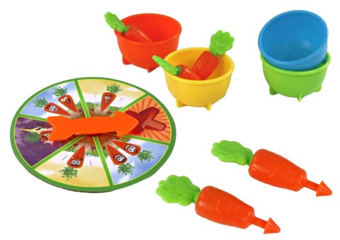 GRA ZRĘCZNOŚCIOWA WYRWIJ MARCHEWKI SKACZĄCY KRÓLIK TARCZA