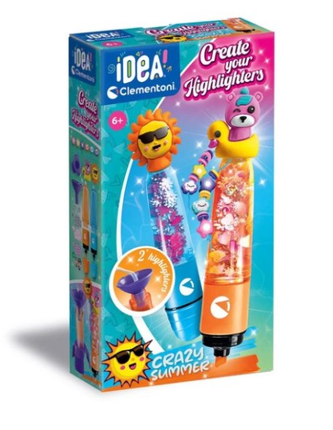 IDEA ART ZESTAW MINI FABRYKA MARKERÓW ZAKREŚLACZY LATO CLEMENTONI 18171