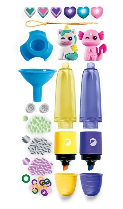 IDEA ART ZESTAW MINI FABRYKA MARKERÓW ZAKREŚLACZY MAGICZNE ZWIERZĘTA CLEMENTONI 18167