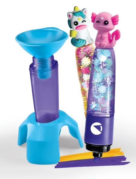 IDEA ART ZESTAW MINI FABRYKA MARKERÓW ZAKREŚLACZY MAGICZNE ZWIERZĘTA CLEMENTONI 18167