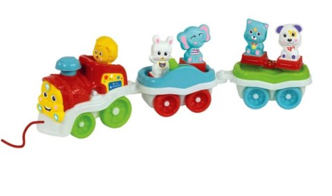 INTERAKTYWNY POCIĄG ZE ZWIERZĄTKAMI 3W1 JĘZYK POLSKI CLEMENTONI 50802