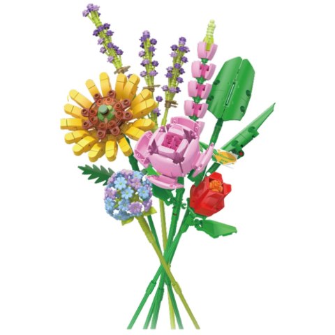 KLOCKI KONSTRUKCYJNE BUKIET KWIATÓW KOMPOZYCJA 539 EL.
