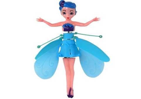 MAGICZNA LALKA LATAJĄCA WRÓŻKA NIEBIESKA STEROWANA RĘKĄ