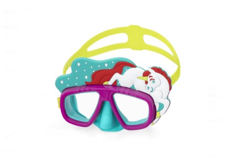 MASKA DO NURKOWANIA Z RURKĄ ZWIERZĄTKA RÓŻOWA BESTWAY 24059