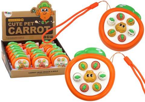 MINI GRA ZRĘCZNOŚCIOWA WAC A MOLE MARCHEWKI POMARAŃCZOWA