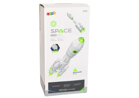 RAKIETA KOSMICZNA KOSMOS KOSMONAUTA DYM DŹWIĘK ŚWIATŁA