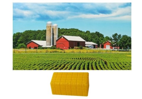 ZESTAW AUTEK FARMERSKICH ZGRABIARKA PRASA