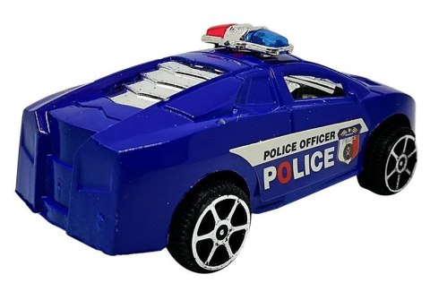 ZESTAW AUTEK SAMOCHODZIKÓW POLICJA STRAŻ Z NAPĘDEM 6 SZT