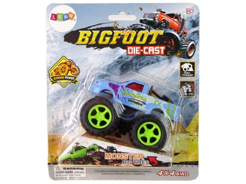 AUTO RESORAK Z NACIĄGIEM MONSTER TRUCK BIG FOOT GUMOWE OPONY RAMPA