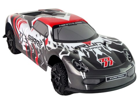 AUTO SPORTOWE R/C 1:8 SZARY BIAŁY