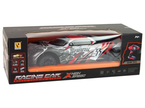 AUTO SPORTOWE R/C 1:8 SZARY BIAŁY