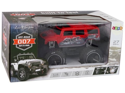 AUTO TERENOWE CROSS- COUNTRY R/C 1:14 CZERWONY