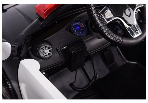 AUTO NA AKUMULATOR SAMOCHÓD POLICYJNY BIAŁY
