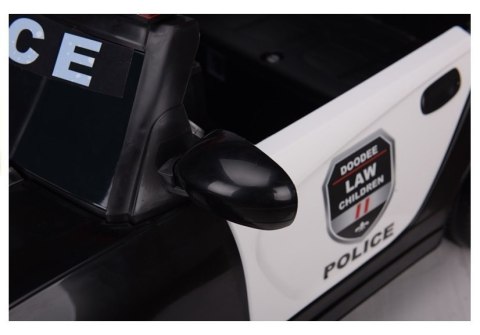 AUTO NA AKUMULATOR SAMOCHÓD POLICYJNY CZARNY