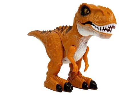 DINOZAUR ZDALNIE STEROWANY R/C BRĄZ DŹWIĘK ŚWIATŁO TYRANOZAUR