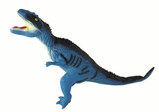 DUŻA FIGURKA DINOZAUR TYRANOZAUR DŹWIĘK 41 CM NIEBIESKI LUB POMARAŃCZOWY