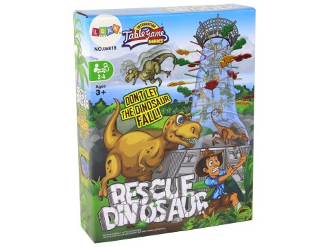 GRA ZRĘCZNOŚCIOWA RODZINNA SPADAJĄCE DINOZAURY WIEŻA PATYCZKI