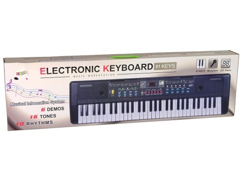 KEYBOARD MQ-6112 MIKROFON UCHWYT NA NUTY 61 KLAWISZY