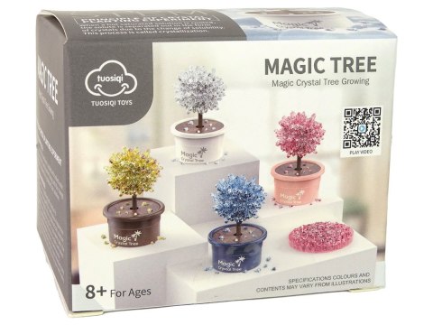 MAGICZNE DRZEWKO HODOWLA KRYSZTAŁÓW DOŚWIADCZENIA SREBRNE