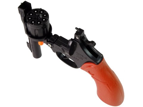 PISTOLET NA KAPISZONY REWOLWER HUKOWY CZARNY