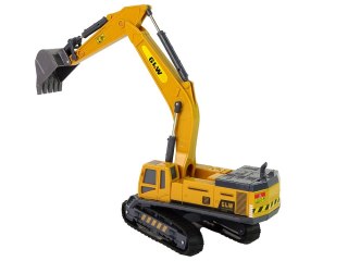POJAZD BUDOWLANY KOPARKA GĄSIENICA 1:55 ŻÓŁTY