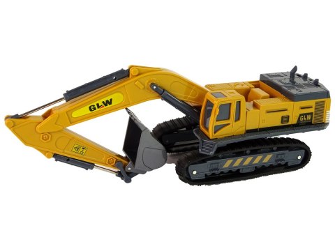 POJAZD BUDOWLANY KOPARKA GĄSIENICA 1:55 ŻÓŁTY
