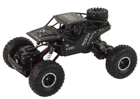POJAZD RC ROVER 1:16 AUTO CZARNE ZDALNIE STEROWANE NA PILOT