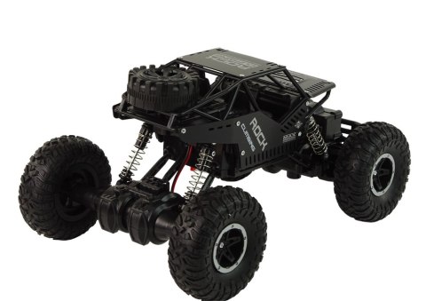 POJAZD RC ROVER 1:16 AUTO CZARNE ZDALNIE STEROWANE NA PILOT
