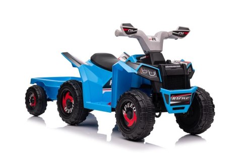 QUAD NA AKUMULATOR XMX630T NIEBIESKI Z PRZYCZEPĄ