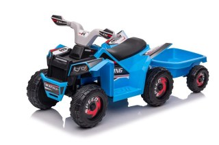 QUAD NA AKUMULATOR XMX630T NIEBIESKI Z PRZYCZEPĄ